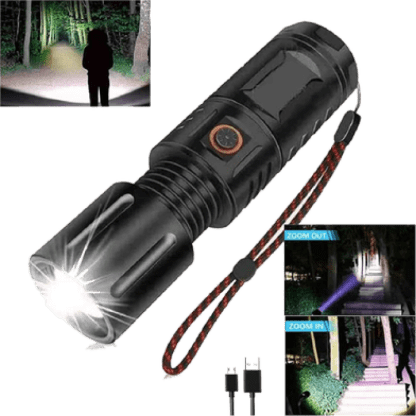 Torch Light With Power Bank-10,000 Mah
